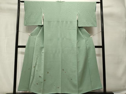 平和屋着物■色留訪問着　舞花文　金彩　鬼しぼ縮緬　正絹　逸品　CABH8847ev