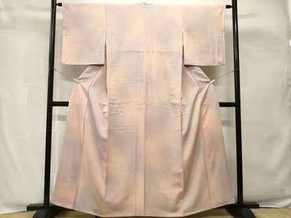 平和屋着物■上質な小紋　霞文　暈し染め　正絹　逸品　CABH8865ev