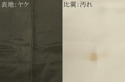 平和屋着物■豪華黒留袖　浜松飛鶴文　暈し染め　正絹　逸品　CABH8892ev