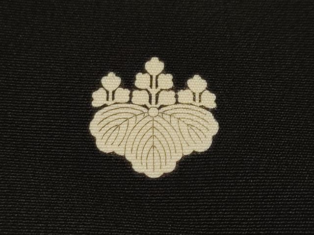 平和屋着物■豪華黒留袖　駒刺繍　笹竹扇面花文　金彩　正絹　逸品　CABH8897ev
