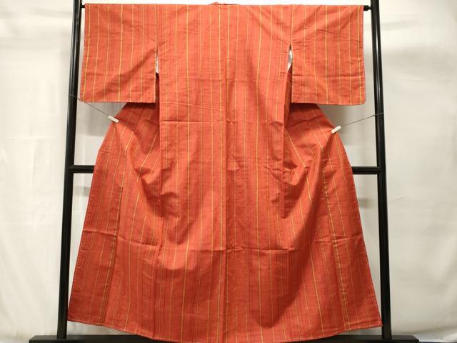 平和屋着物■上質な紬　間道　正絹　逸品　未使用　CABH8902ev