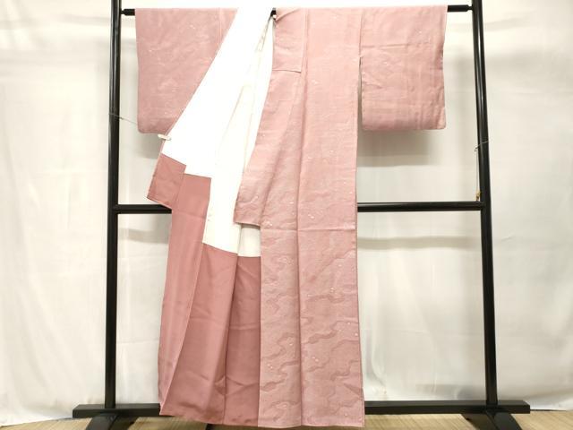 平和屋着物■上質な小紋　道長箔散らし文　正絹　逸品　CABH8923ev