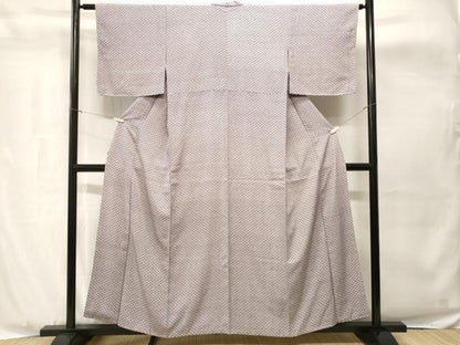 平和屋着物■江戸小紋　花菱小紋柄　正絹　逸品　CABH8926ev