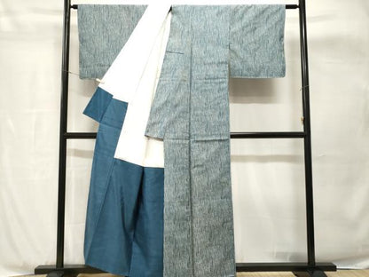 平和屋着物■上質な紬　抽象文　正絹　逸品　CABH8929ev
