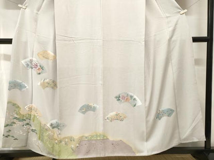 平和屋着物■豪華色留　道長地紙花文　暈し染め　正絹　逸品　CABH8930ev