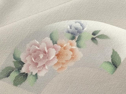 平和屋着物■豪華色留　道長地紙花文　暈し染め　正絹　逸品　CABH8930ev
