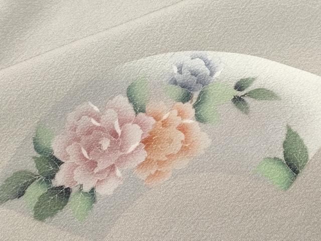 平和屋着物■豪華色留　道長地紙花文　暈し染め　正絹　逸品　CABH8930ev