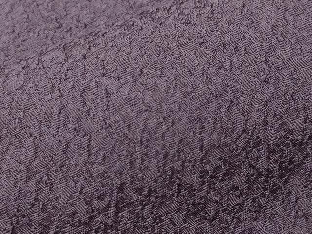 平和屋着物■上質な色無地　霞地紋　青紫色　正絹　逸品　CABH8937ev