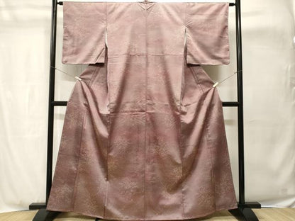 平和屋着物■上質な小紋　草花文　暈し染め　洗える着物　未使用　CABH8947ev