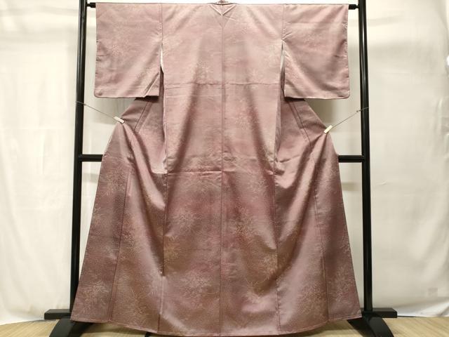 平和屋着物■上質な小紋　草花文　暈し染め　洗える着物　未使用　CABH8947ev