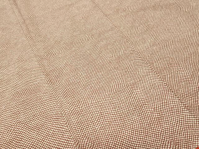平和屋着物■上質な小紋　丸文　正絹　逸品　CABH8956ev