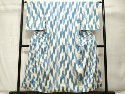 平和屋着物■上質な小紋　矢羽文　正絹　逸品　CABH8957ev