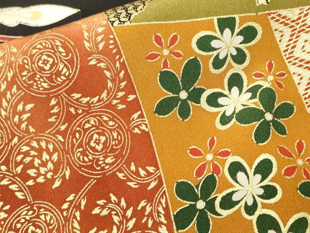 平和屋着物■豪華黒留袖　刺繍　屏風鳳凰花文　暈し染め　金彩　正絹　逸品　CABH8964ev