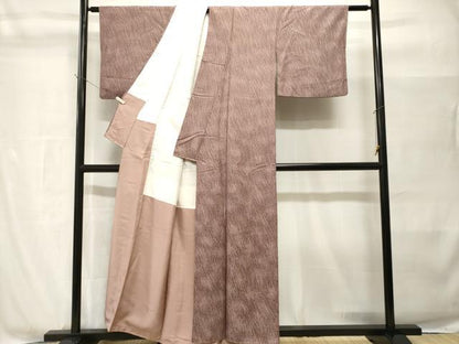平和屋着物■上質な小紋　抽象文　正絹　逸品　CABH8990ev
