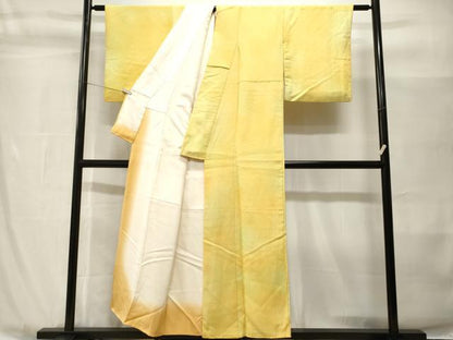 平和屋着物■上質な小紋　霞文　瓦地紋　暈し染め　正絹　逸品　CABH8998ev