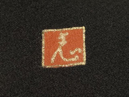 平和屋着物■豪華黒留袖　作家物　駒刺繍　花筏流水鴛鴦文　金彩　正絹　逸品　CABH9001ev