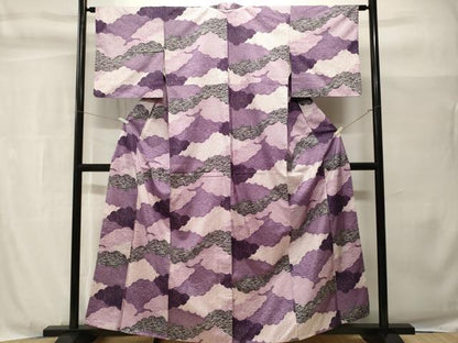 平和屋着物■本場染大島紬　雲重ね吉祥文　正絹　逸品　CABH9011ev