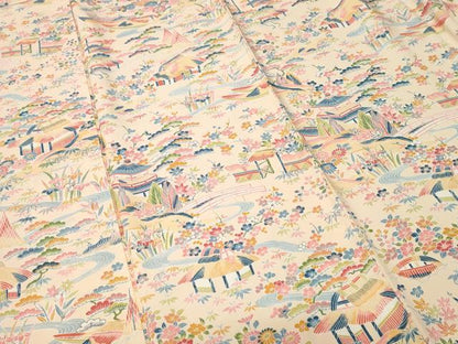 平和屋着物■上質な小紋　松竹梅御所解文　正絹　逸品　CABH9019ev