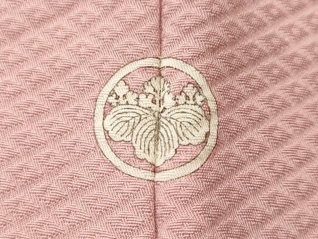 平和屋着物■上質な色無地　雲取り菱亀甲花地紋　虹色　正絹　逸品　CABH9023ev