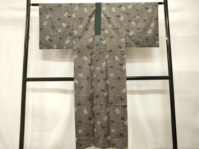 平和屋着物■男性　長襦袢　無双仕立て　唐獅子　正絹　逸品　CABH9036ev