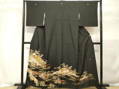 平和屋着物■豪華振袖　作家物　松竹梅御所車文　金彩　正絹　逸品　CABH9041ev