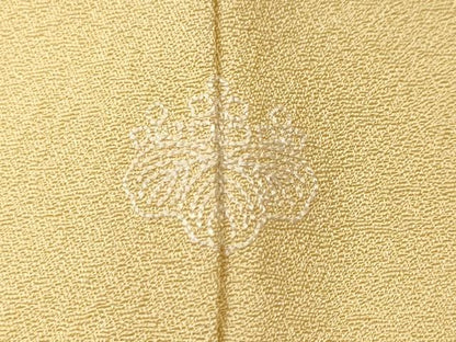 平和屋着物■訪問着　芝草舞花文　暈し染め　金彩　正絹　逸品　CABH9048ev