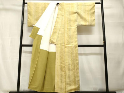 平和屋着物■上質な小紋　霞文　暈し染め　正絹　逸品　CABH9074ev