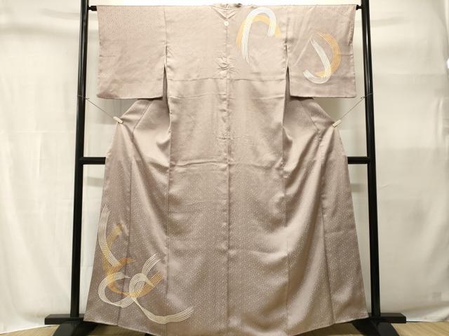 平和屋着物■訪問着　抽象文　金彩　正絹　逸品　CABH9075ev
