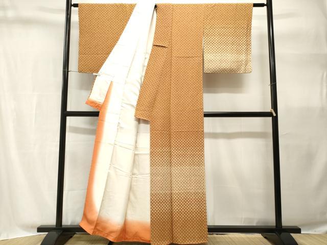 平和屋着物■訪問着　横段花文　正絹　逸品　CABH9077ev