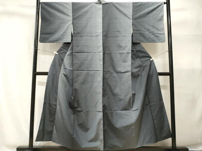 平和屋着物■上質な紬　間道　正絹　逸品　CABH9081ev