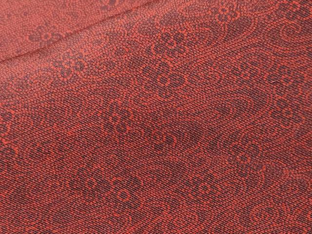 平和屋着物■小紋師　保科勝信　江戸小紋　流水梅文　正絹　逸品　CABH9086ev
