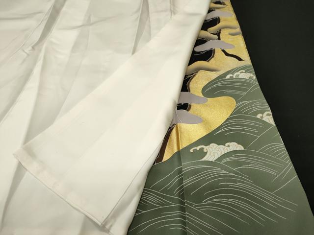 平和屋着物■豪華黒留袖　浜松文　金彩　正絹　逸品　CABH9115ev