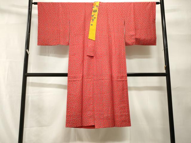 平和屋着物■長襦袢　無双仕立て　舞蝶文　半衿刺繍　正絹　逸品　CABH9137ev