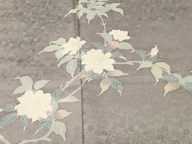 平和屋着物■訪問着　枝花文　暈し染め　正絹　逸品　CABH9154ev