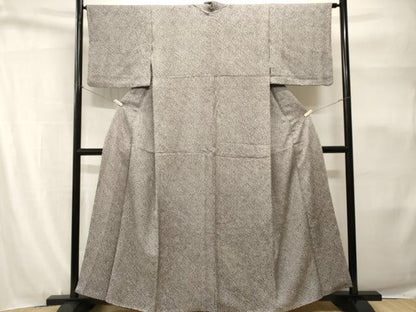 平和屋着物■大変加工の良い総絞り小紋　正絹　逸品　CABH9162ev