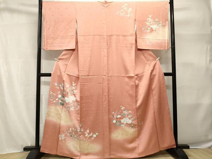 平和屋着物■訪問着　雲取り御所解文　暈し染め　金彩　正絹　逸品　CABH9165ev