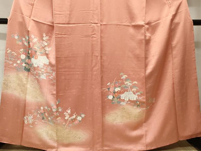 平和屋着物■訪問着　雲取り御所解文　暈し染め　金彩　正絹　逸品　CABH9165ev