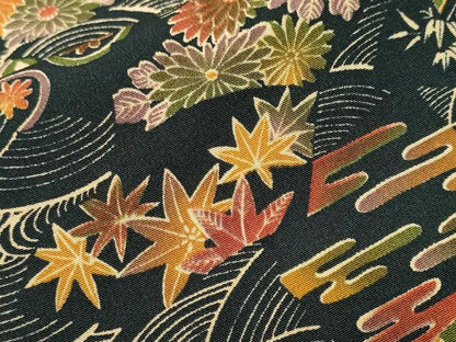 平和屋着物■上質な小紋　切嵌吉祥花文　正絹　逸品　CABH9175ev