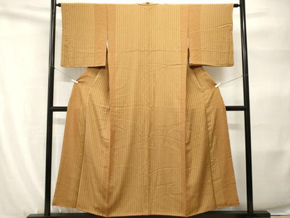 平和屋着物■上質な小紋　縞　桜間道　正絹　逸品　CABH9188ev