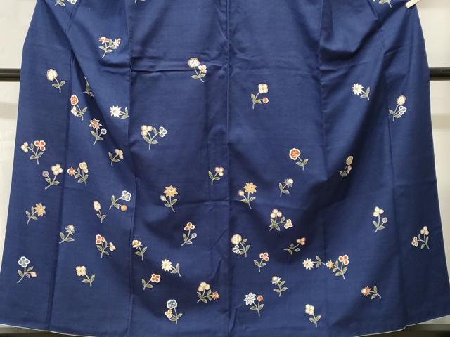 平和屋着物■訪問着　紬地　舞花文　金彩　正絹　逸品　CABH9194ev