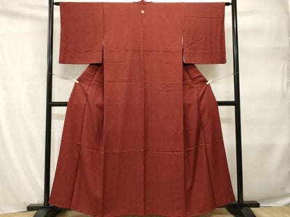 平和屋着物■江戸小紋　鮫小紋柄　檜垣地紋　正絹　逸品　CABH9195ev