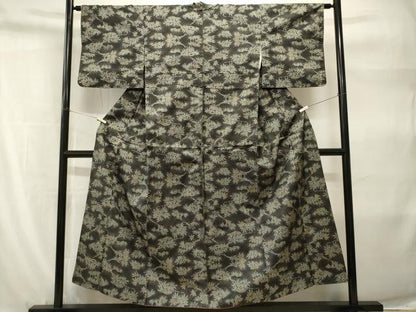 平和屋着物■本場大島紬　笹竹文　正絹　逸品　CABH9202ev