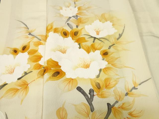 平和屋着物■訪問着　枝花文　暈し染め　金彩　正絹　逸品　CABH9204ev
