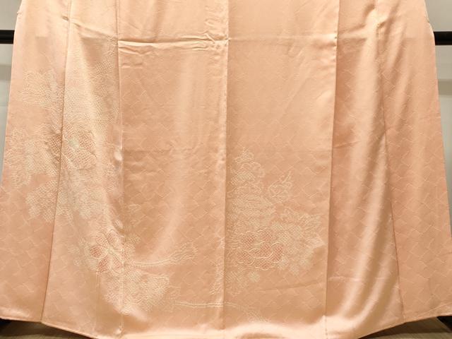 平和屋着物■訪問着　刺繍　絞り　貝桶花文　正絹　逸品　CABH9208ev