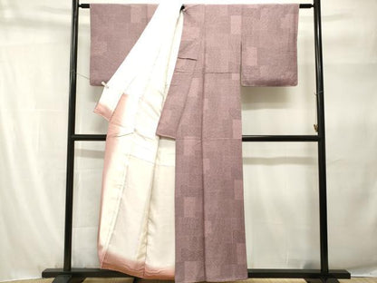 平和屋着物■江戸小紋　切嵌寄せ小紋柄　正絹　逸品　CABH9248ev