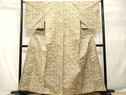 平和屋着物■上質な紬　風景文　正絹　逸品　CABH9256ev