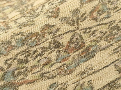 平和屋着物■上質な紬　風景文　正絹　逸品　CABH9256ev