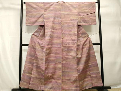 平和屋着物■上質な紬　霞文　正絹　逸品　CABH9290ev
