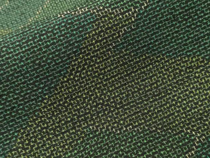平和屋着物■上質な紬　幾何学文　正絹　逸品　CABH9294ev