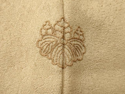平和屋着物■訪問着　裏菊　枝菊文　暈し染め　金彩　正絹　逸品　CABH9303ev